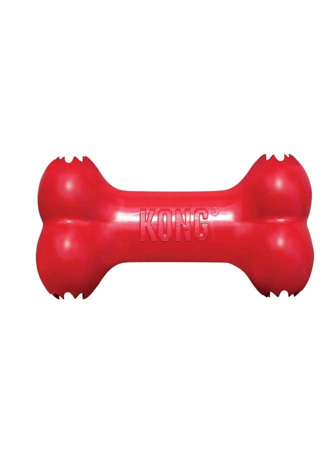 KONG Goodie Bone - Classic Durable Natural Rubber Dog Bone, Supports Mental Engagement - Treat Dispensing - Red - for Large Dogs - Image 4